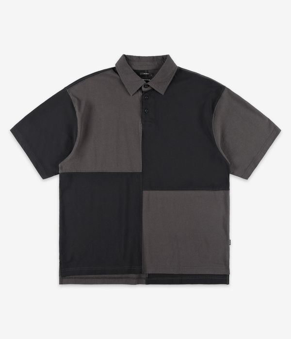 Brixton Deco Relaxed Polo-Shirt (washed black)