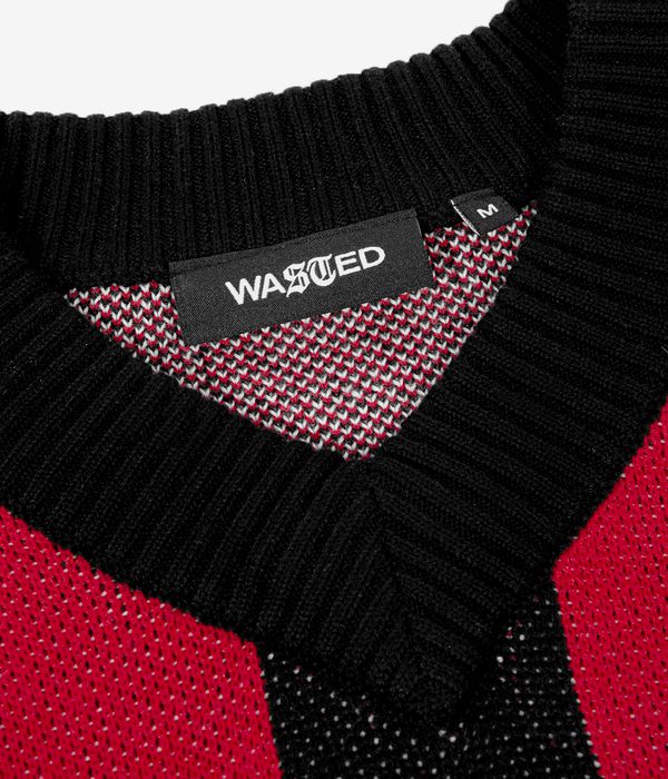 Wasted Paris Blade Sweatshirt (black fire red)