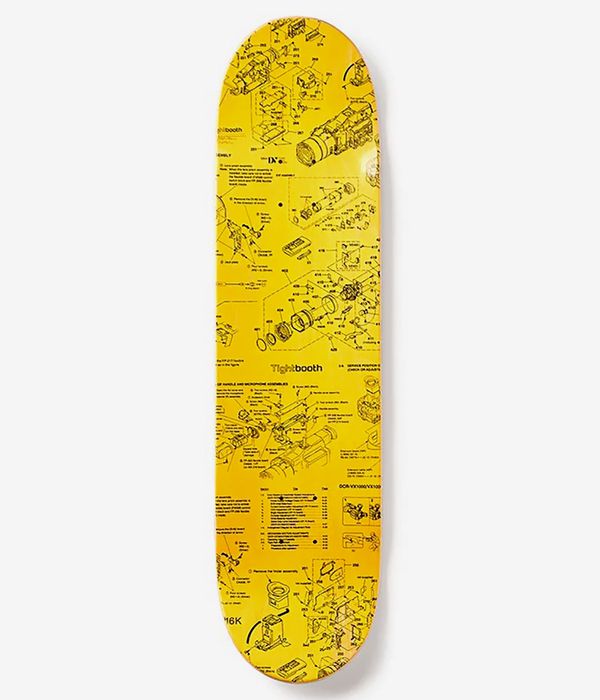 Tightbooth Analyze 1 8.25" Skateboard Deck (white)