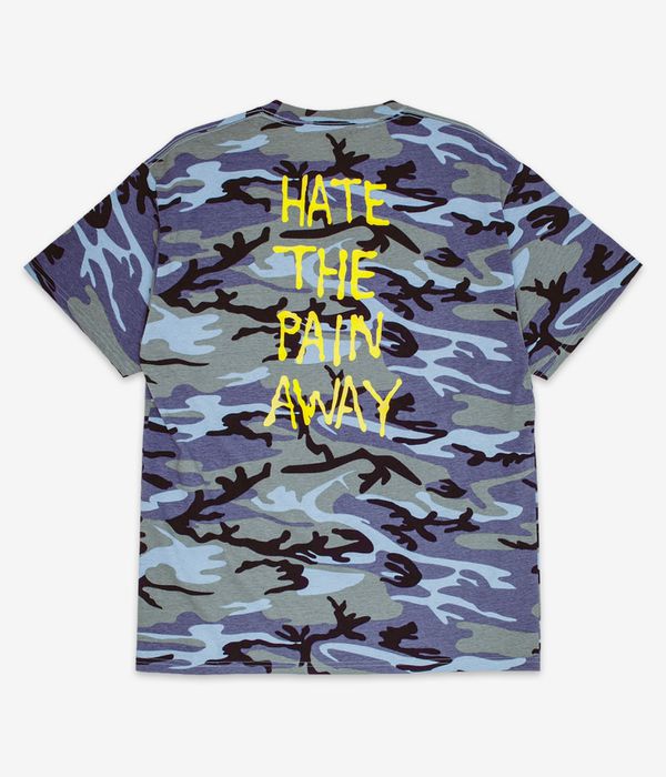Fucking Awesome Hate The Pain Away T-Shirt (blue camo)