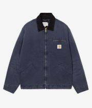 Carhartt WIP OG Detroit Organic Dearborn Jacke (dark navy black stone canvas)