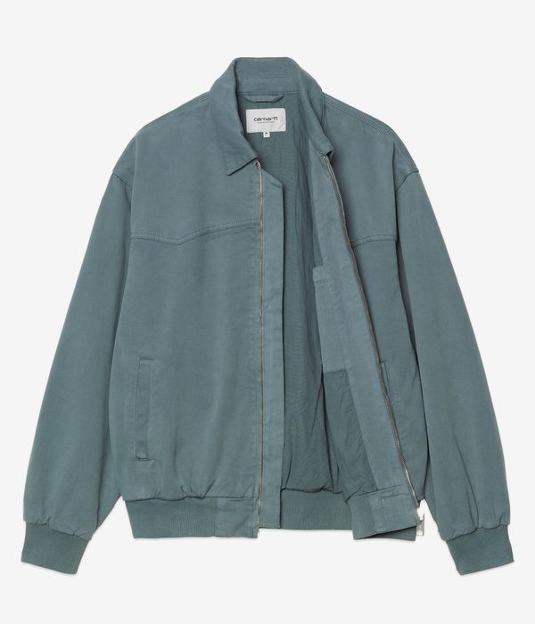 Carhartt WIP OG Santa Fe Dewey Jacke (silver pine garment dyed)