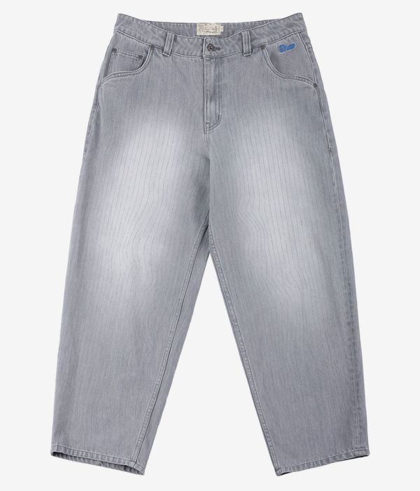 Dime Classic Baggy Denim Jeansy (sandblasted gray striped)