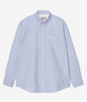 Carhartt WIP Cassel Oxford Shirt (stripe bleach white)