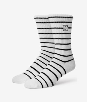 skatedeluxe Stripes Socks US 6-13 (white black)