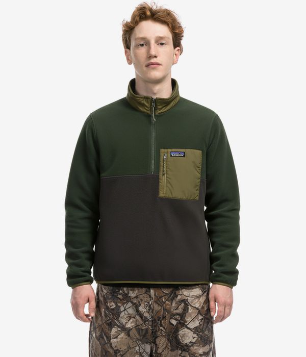 Patagonia Microdini 1/2-Zip Sweatshirt (black)