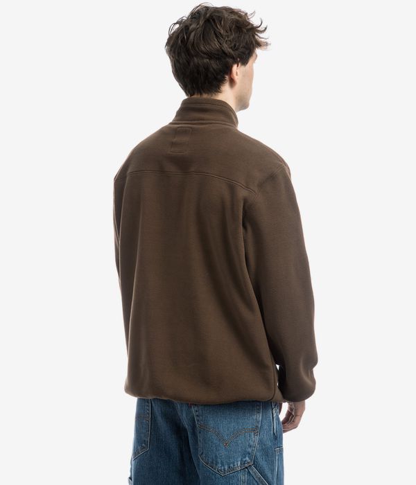 Shop Polar Basic Fleece Jacket (brown) online | skatedeluxe
