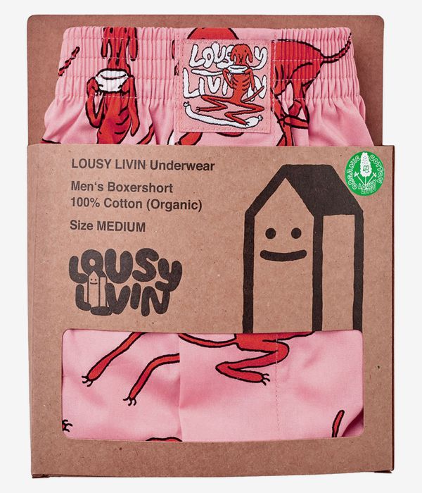 Lousy Livin Huende Boxers (pink)