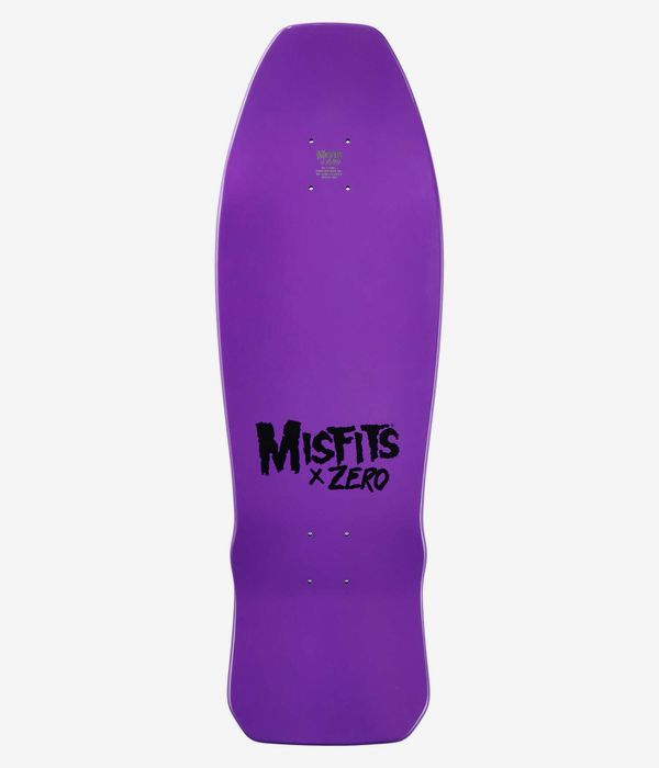 Zero x Misfits Earth A.D. 10" Tavola da skateboard (purple dipped)