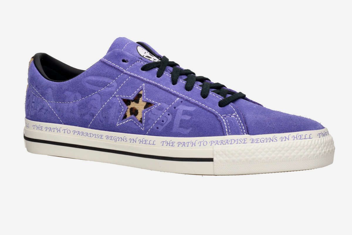 Converse CONS One Star Pro Sean Pablo Shoes (wild lilac black egret)