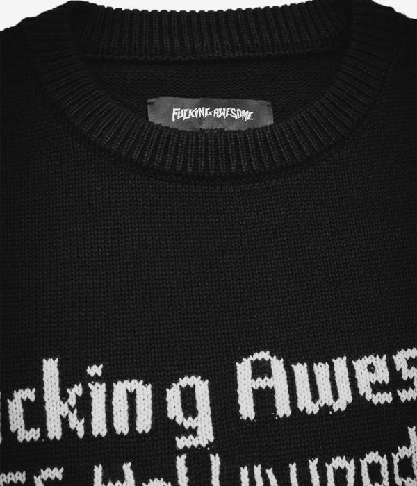 Fucking Awesome Hollywood Sweatshirt (black)