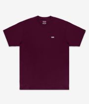 Burgundy and white vans shirt store