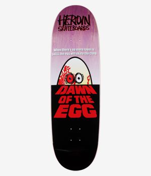 Heroin Skateboards Dawn Of The Egg 9.4" Skateboard Deck (multi)