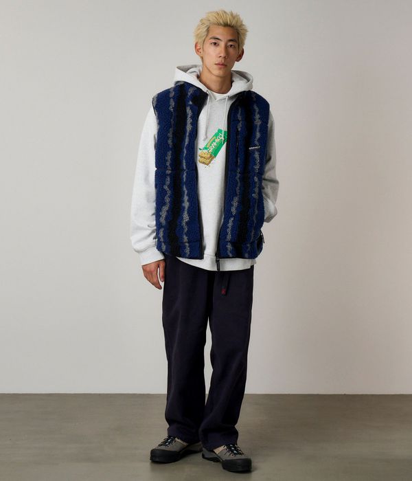Gramicci Ripple Sherpa Vest (navy ripple)