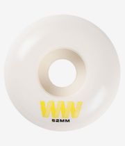 Wayward Puig Pro Classic Rouedas (white yellow) 52mm 101A Pack de 4