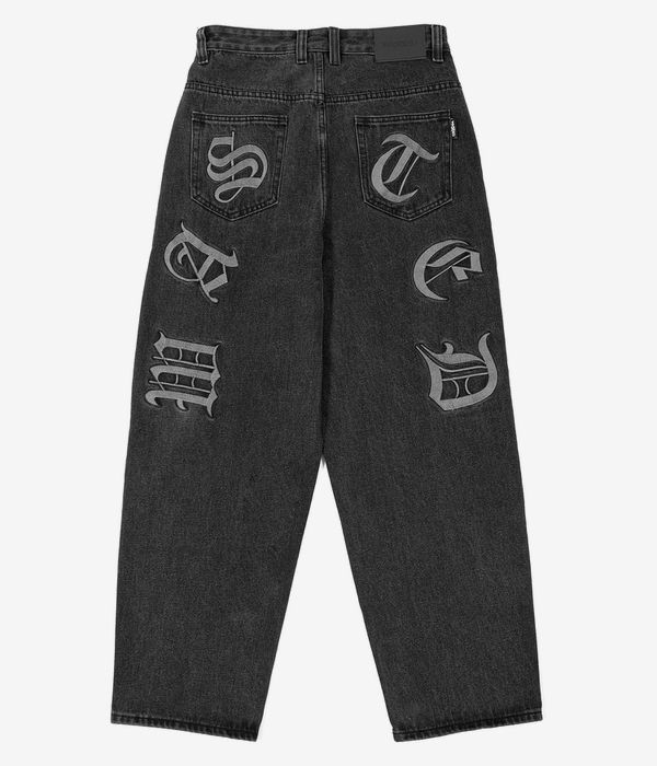 Wasted Paris Kingdom Curve Casper Pantalons (faded black)