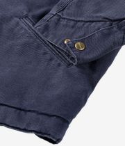 Carhartt WIP OG Detroit Organic Dearborn Jacke (dark navy black stone canvas)