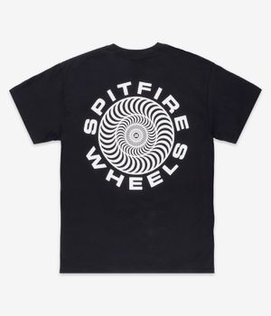 Spitfire Classic 87' Swirl T-Shirty (black white)