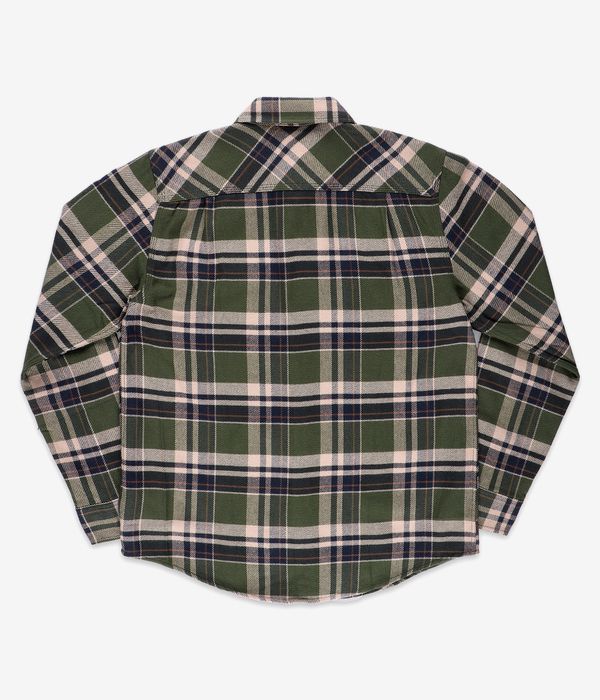 Brixton Bowery Camicia (cypress green washed navy white)