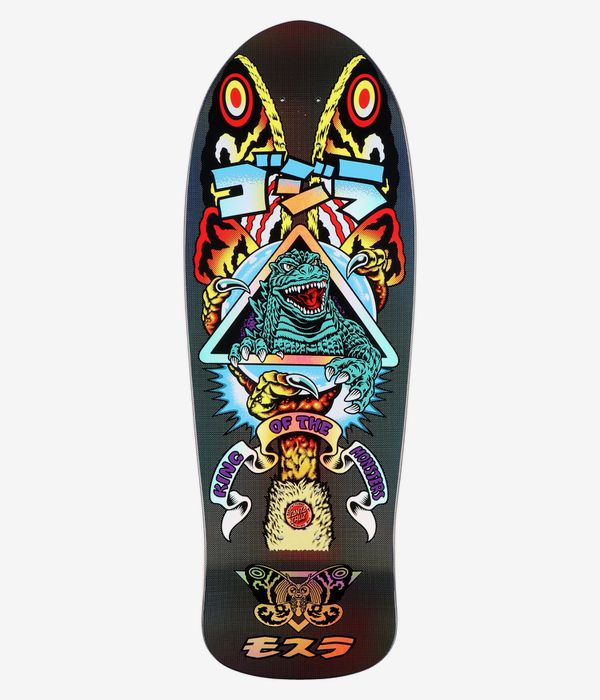 Santa Cruz x Godzilla Mothra Natas 10.538" Planche de skateboard (multi)