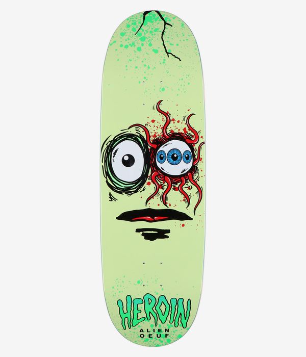 Heroin Skateboards Space Egg 3 10" Skateboard Deck (multi)