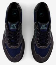 New Balance Numeric 574 Vulc Shoes (faded black faded teal)