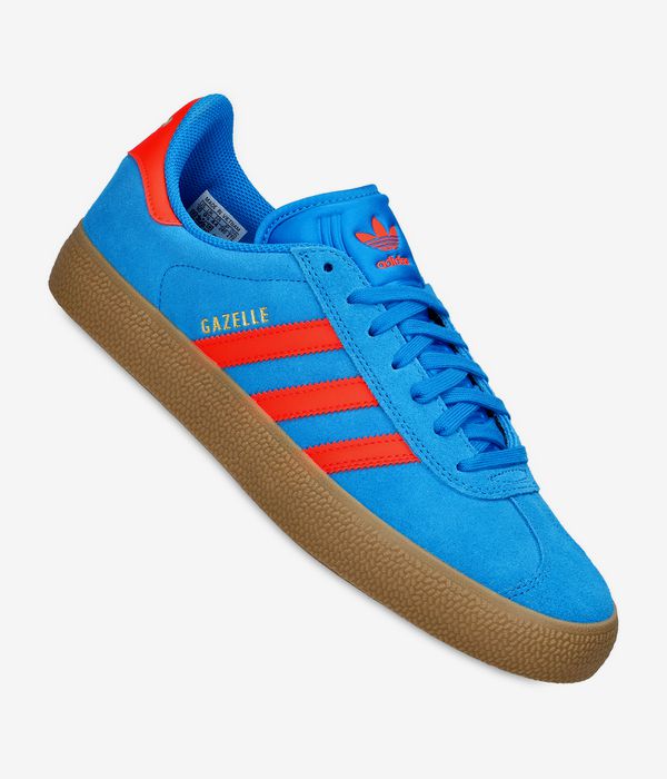 adidas Skateboarding Gazelle ADV Buty (bright blue solar red gum)