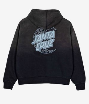 Santa Cruz Imprint Moon Dot Felpa Hoodie women (black wash)