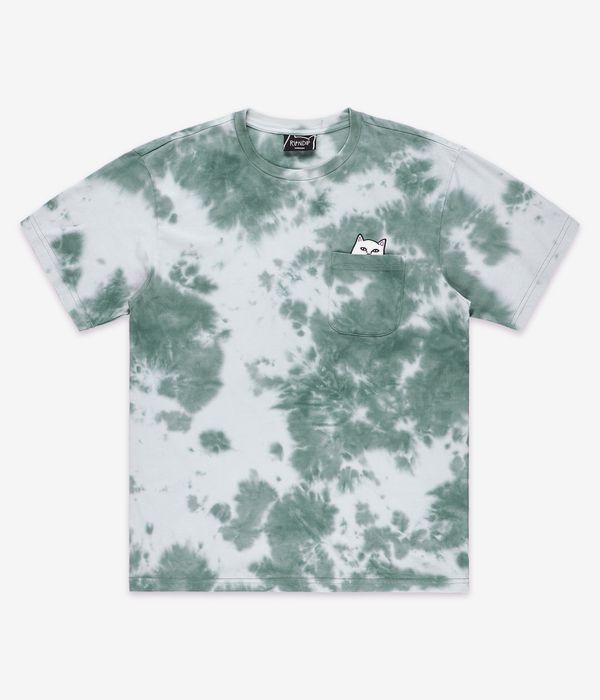 RIPNDIP Lord Nermal Pocket Camiseta (olive green tie dye)