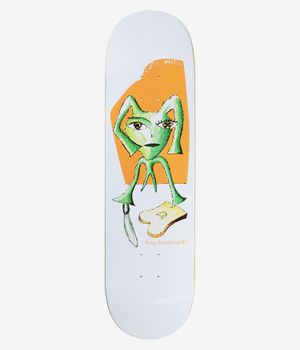 Frog Toast (Chris Milic) 8.6" Skateboard Deck (white)