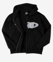 skatedeluxe SD Organic Zip-Sweatshirt avec capuchon (black)