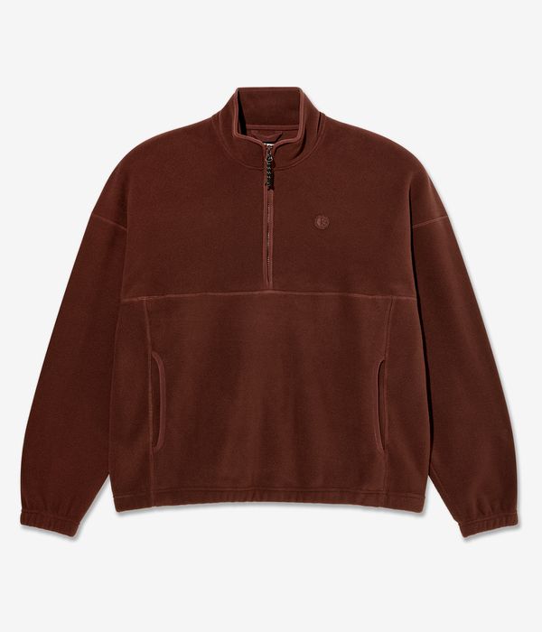 Polar Ivan Half Zip Sweatshirt (wine)