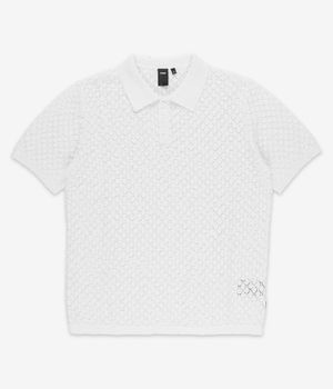 Former AG Crochet Knit Polo (bone)