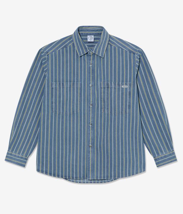 Polar Mike Denim Camicia (blue yellow)