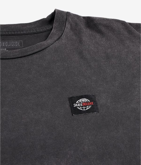 skatedeluxe World Patch Organic T-Shirt (black fadeout)