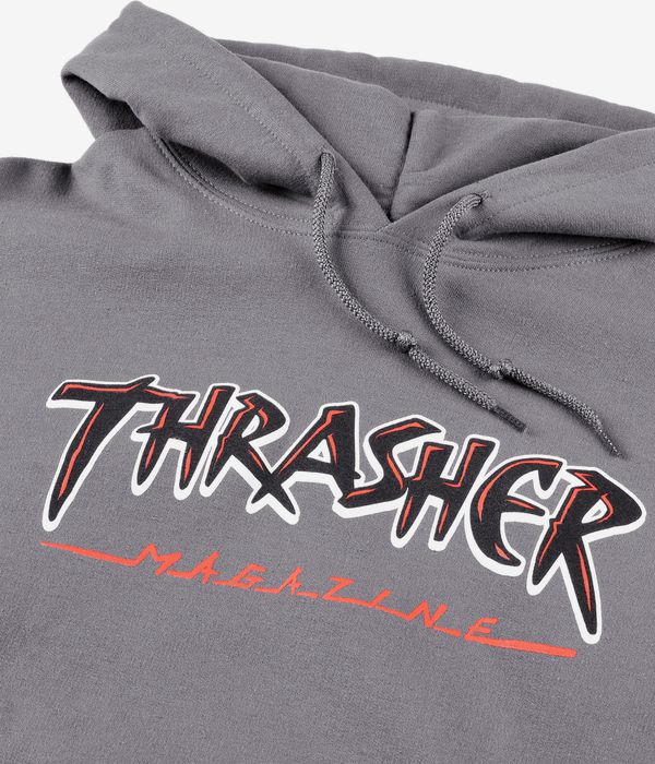 Thrasher Slash Hoodie (charcoal)