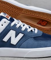 New Balance Numeric 574 vulc Shoes (blue white)