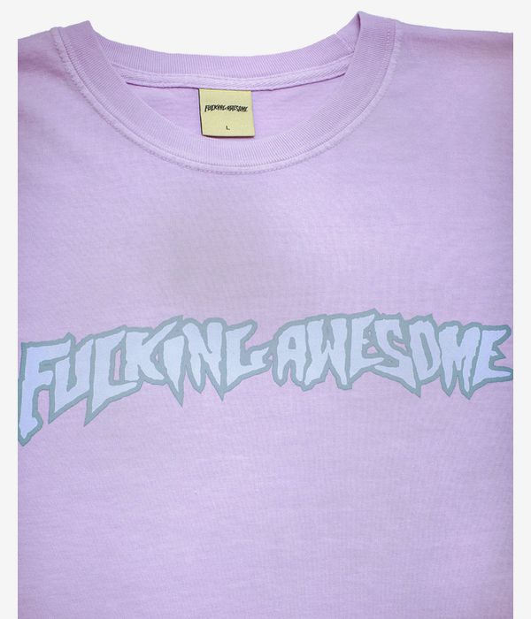Fucking Awesome Stamp Logo T-Shirty (orchid)