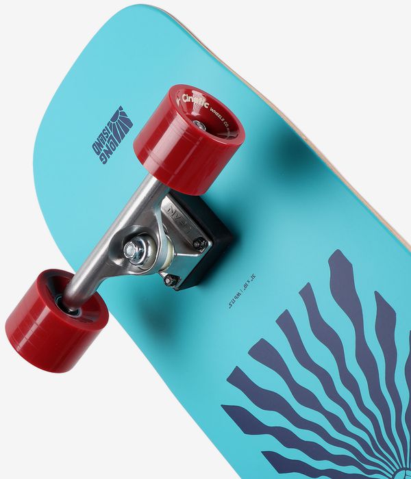 Long Island Fog Haze 31" (78,7cm) Surfskate Cruiser (turquoise)
