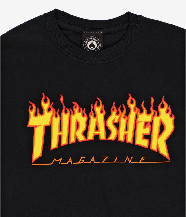 Thrasher Flame T-Shirty (black)