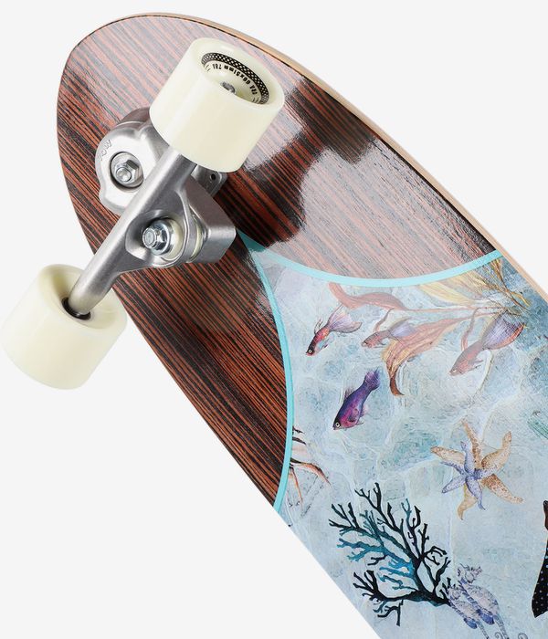 YOW Calmon 41" (104,1cm) Surfskate Longboard-Complète (black)