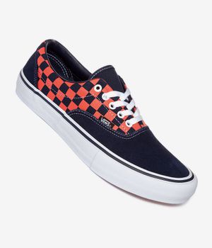 Vans Era Pro Schuh (checkerboard navy orange)
