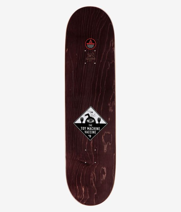 Toy Machine Leabres Cave Sect 8.5" Skateboard Deck (red)
