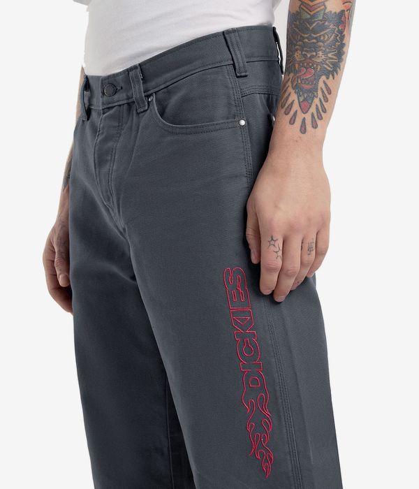 Dickies Nashport Double Knee Canvas Pants (charcoal)