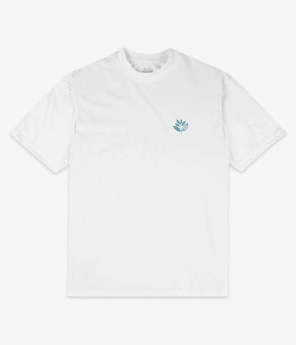 Magenta Deep Plant T-Shirty (white)