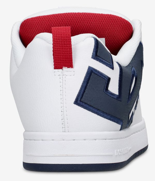 DC Court Graffik Shoes (white navy red)
