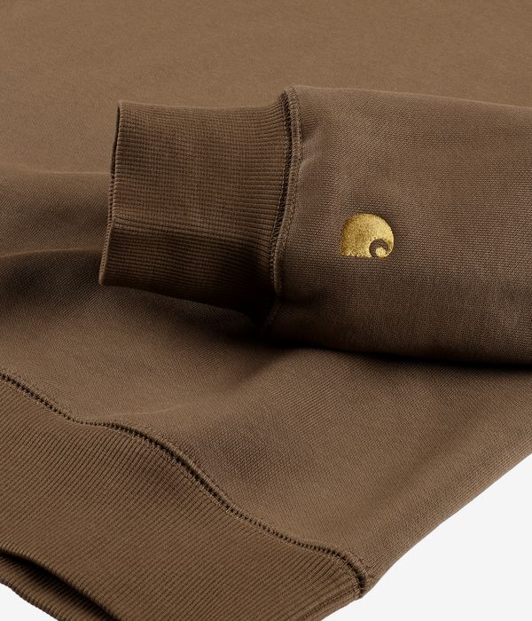 Carhartt WIP Chase Sweatshirt (chocolate gold)