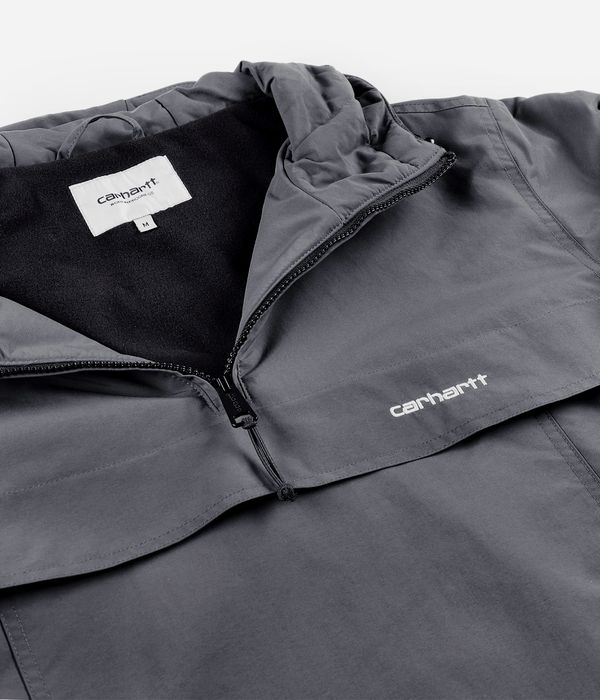 Carhartt WIP Windbreaker Pullover Supplex Veste (graphite white)