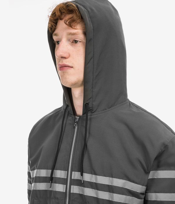 Fucking Awesome KO Striped Hoodie Veste (black)