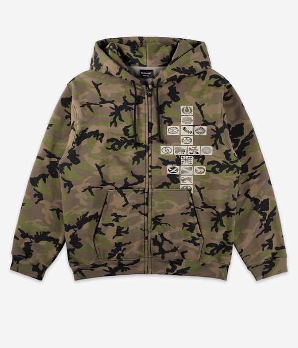 Passport Kollaasi Hoodie (woodland camo)